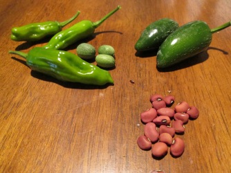 Beans and peppers haul.